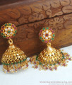 Rajastani Design Gold Plated Jhumkas Collections ER3144