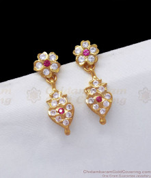 Beautiful Floral Impon Dangler Earring Gati Jewelry ER3151 Beautiful Floral Impon Dangler Earring Gati Jewelry ER3151