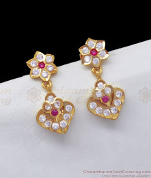 Five Metal Impon Earring Dangler Design ER3152 Five Metal Impon Earring Dangler Design ER3152