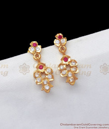 Trendy Impon Dangler Earring Gati Stone Collection ER3162 Trendy Impon Dangler Earring Gati Stone Collection ER3162