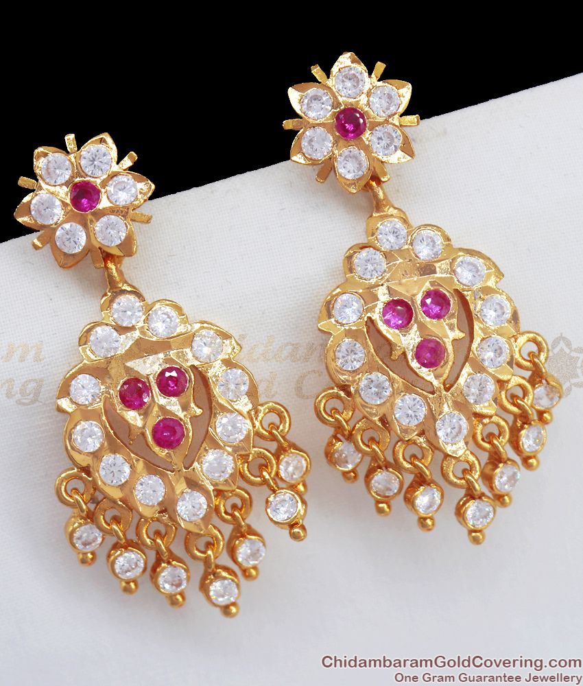 First Quality 5 Metal Dangler Earring Impon Bridal Collection ER3166