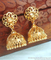 Stylish Gold Plated Jhumkas Earring Party Wear ER3172