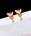 Butterfly Design Impon Stud  South Indian Jewelry ER3182