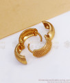 Pure Gold Tone Big Hoop Earring Shop Online ER3188