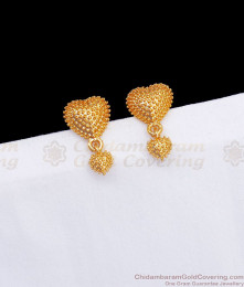 Latest Gold Stud Earring Heart Design ER3210 Latest Gold Stud Earring Heart Design ER3210