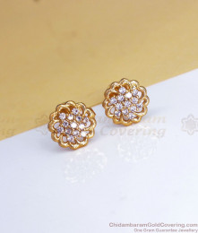 1 Gram Gold Plated Small Stud Earring ER3216 1 Gram Gold Plated Small Stud Earring ER3216