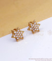 Tiny Star Shaped Gold Stud Earring With Price ER3218