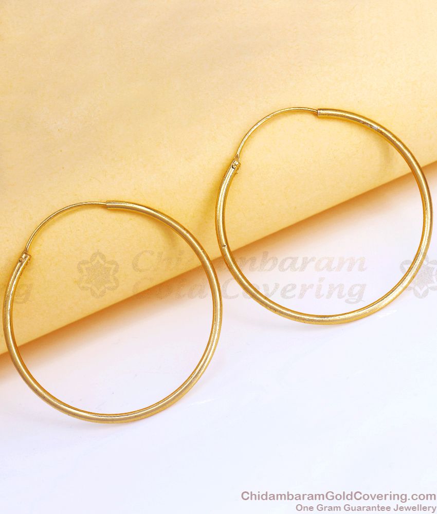 Trending Gold Plated Big Hoop Earring At Offer Price ER3224