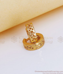 Buy Mini Gold Plated Hoop Earring Design Online ER3226