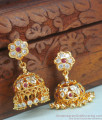 Bridal 5 Metal Impon Jhumki Earring Shop Online ER3274