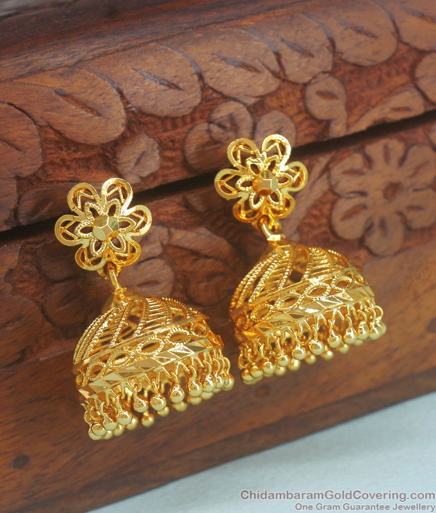 Stylish Gold Plated Jhumki Earring Imitation Jewelry ER3276