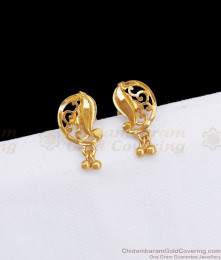 Two Gram Gold Stud Earring Forming Collection ER3296 Two Gram Gold Stud Earring Forming Collection ER3296