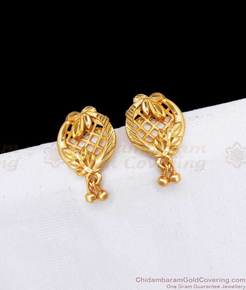 Buy Floral 2 Gram Gold  Stud Earring Online ER3297