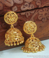 Pin Type Gold Umbrella 2 Gram Gold Jhumka Earring Shop Online ER3341