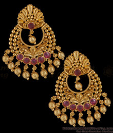 South Indian Bridal  Antique Earring At Price Online ER3357 South Indian Bridal  Antique Earring At Price Online ER3357