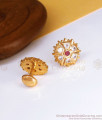 Unique Impon Gold Stud Small Size Earrings Shop Online ER3379