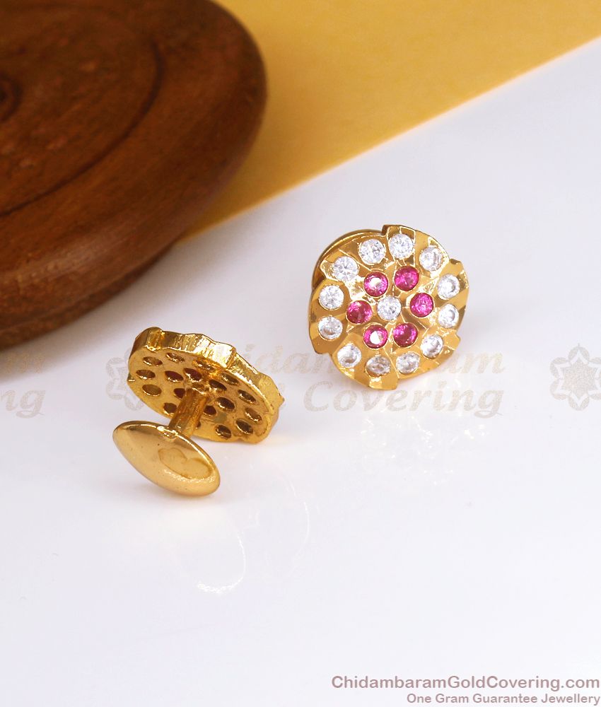 Original Impon Stud 5 Metal Panchaloha Earring Collection ER3381