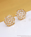 Big 5 Metal Stud Earring Women Impon Jewelry Collection ER3388