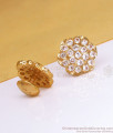 Big 5 Metal Stud Earring Women Impon Jewelry Collection ER3388