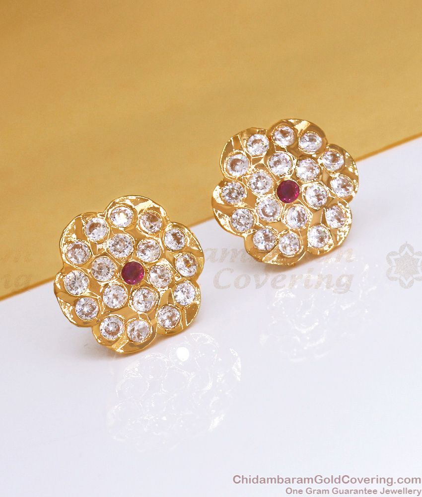 Buy Daily Wear Impon Stud Earring Shop Online ER3389