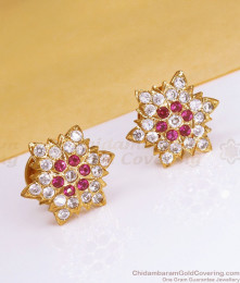 Traditional Impon Stud Earring Daily Wear Jewelry ER3392 Traditional Impon Stud Earring Daily Wear Jewelry ER3392