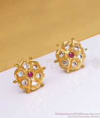 Latest Impon Stud Design Earring Daily Wear Collection ER3395