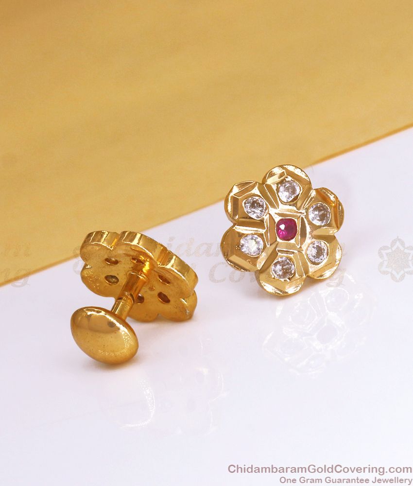 Real Impon Earring Design Stud Shop Online ER3397