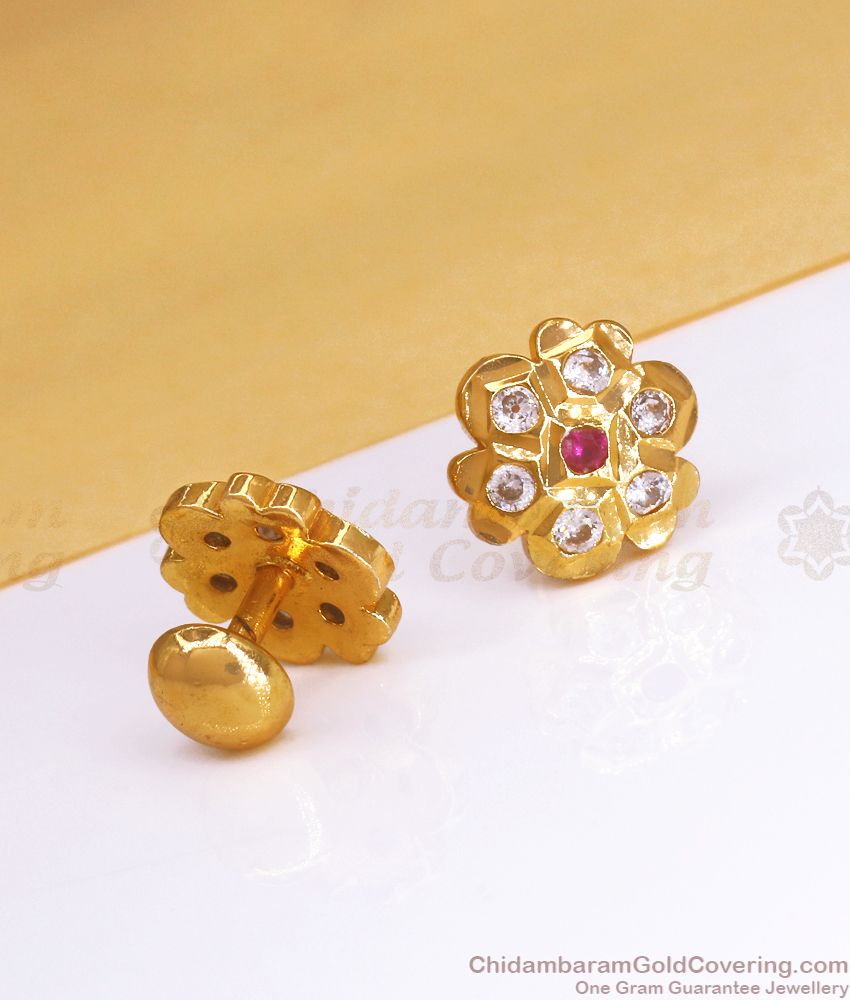 Buy Online 5 Metal Stud Earring Impon Collection ER3398