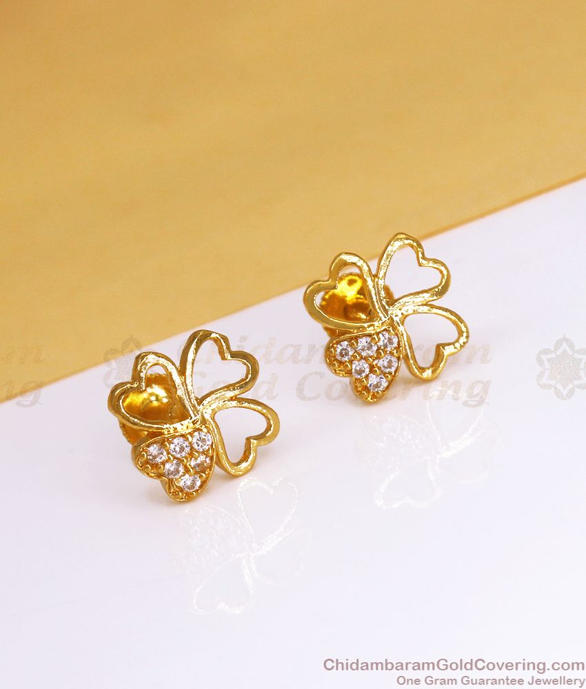 Latest Gold Earring Design Stud Collection ER3405
