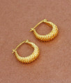 One Gram Gold Hoop Earring Daily Wear Collection ER3421