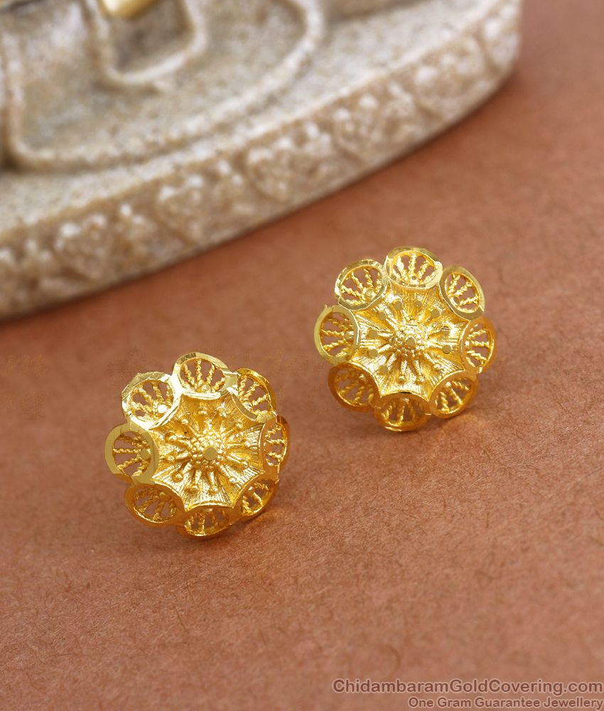 8 Petal Forming Stud Earring For Women Office Wear ER3426