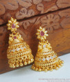 One Gram Gold Jhumki Bridal Collections ER3463