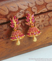 Stylish Ruby Stone Gold Jhumka  Women Online Fashion ER3470