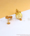 One Gram Gold Double Lakshmi Coin Design Stud Earring ER3479