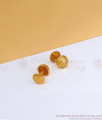 One Gram Gold Stud Dotted Design Shop Online ER3484