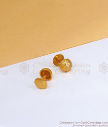One Gram Gold Stud Dotted Design Shop Online ER3484 One Gram Gold Stud Dotted Design Shop Online ER3484