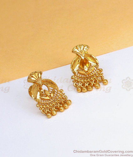 Artisanal Design with Diamond Designer Gold Plated Earrings for Ladies -  Style A002 – Soni Fashion®