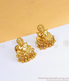 Plain One Gram Gold Stud Daily Wear Collection ER3486 Plain One Gram Gold Stud Daily Wear Collection ER3486