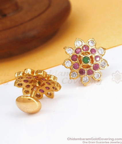 Big Impon Stud Traditional Design For Womens ER3507 - Main Image