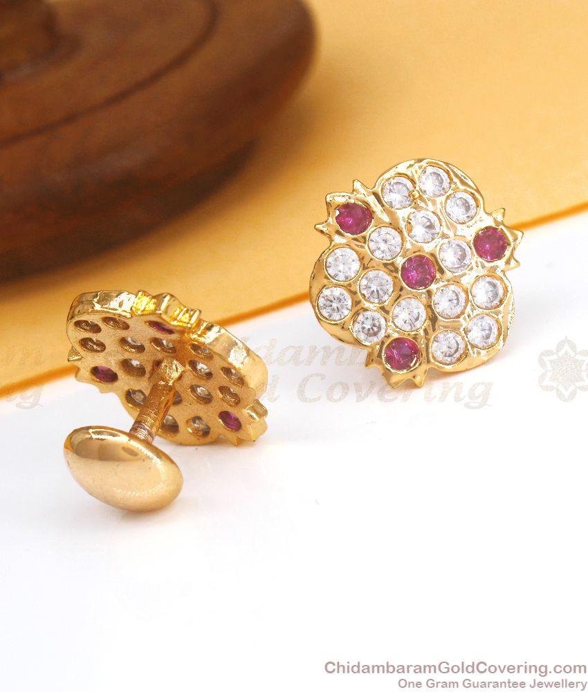 Traditional Impon Earring Gati Stone Online Shopping ER3510