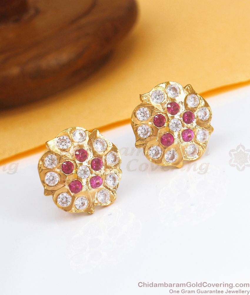 Buy Impon Panchaloha Gold Stud Earring Online ER3513