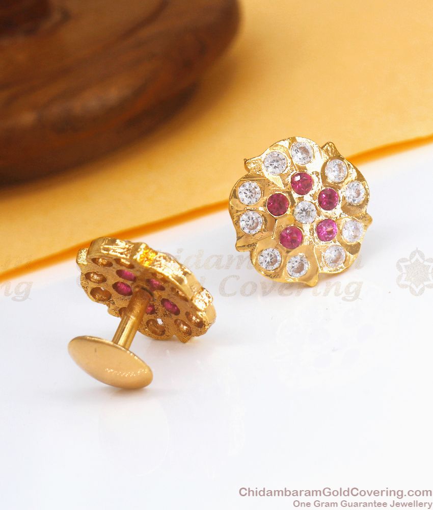 Buy Impon Panchaloha Gold Stud Earring Online ER3513