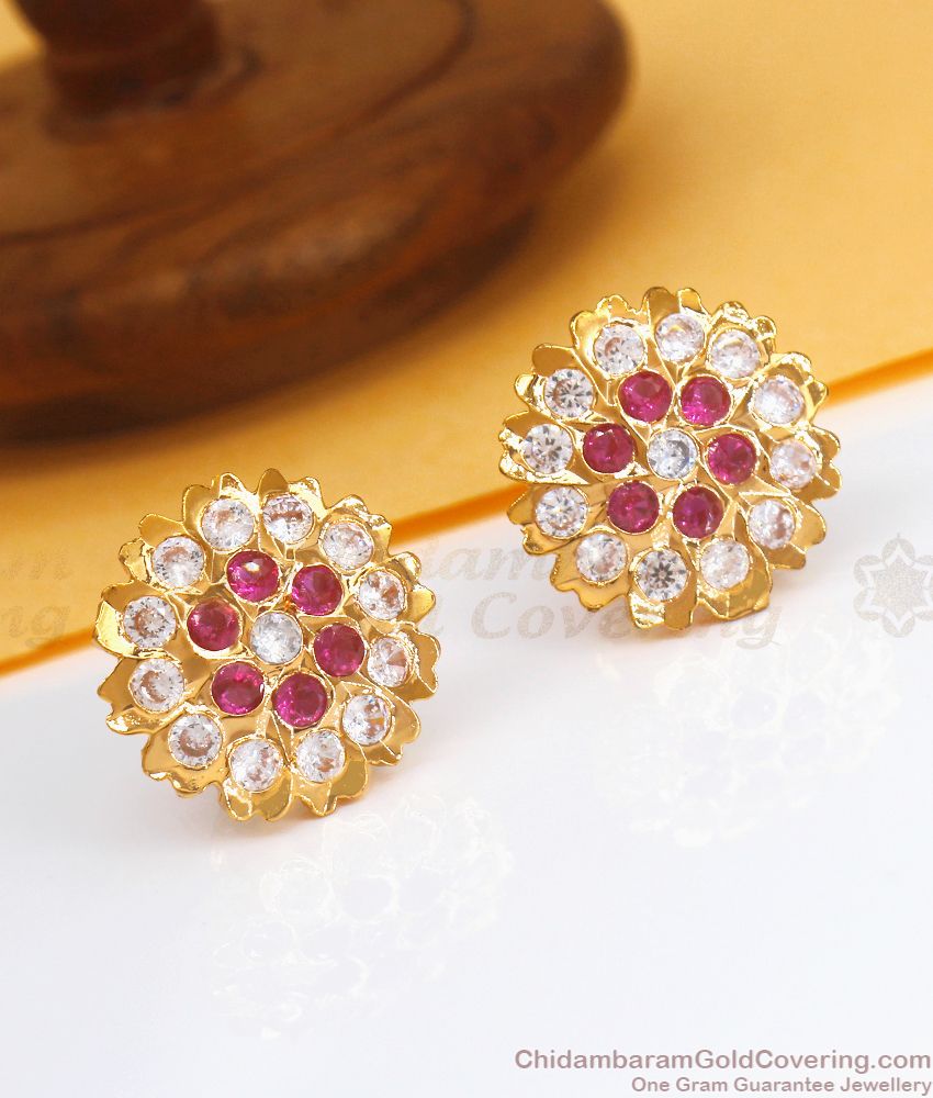 Premium Quality 5 Metal Earring Online Stud Collections ER3518