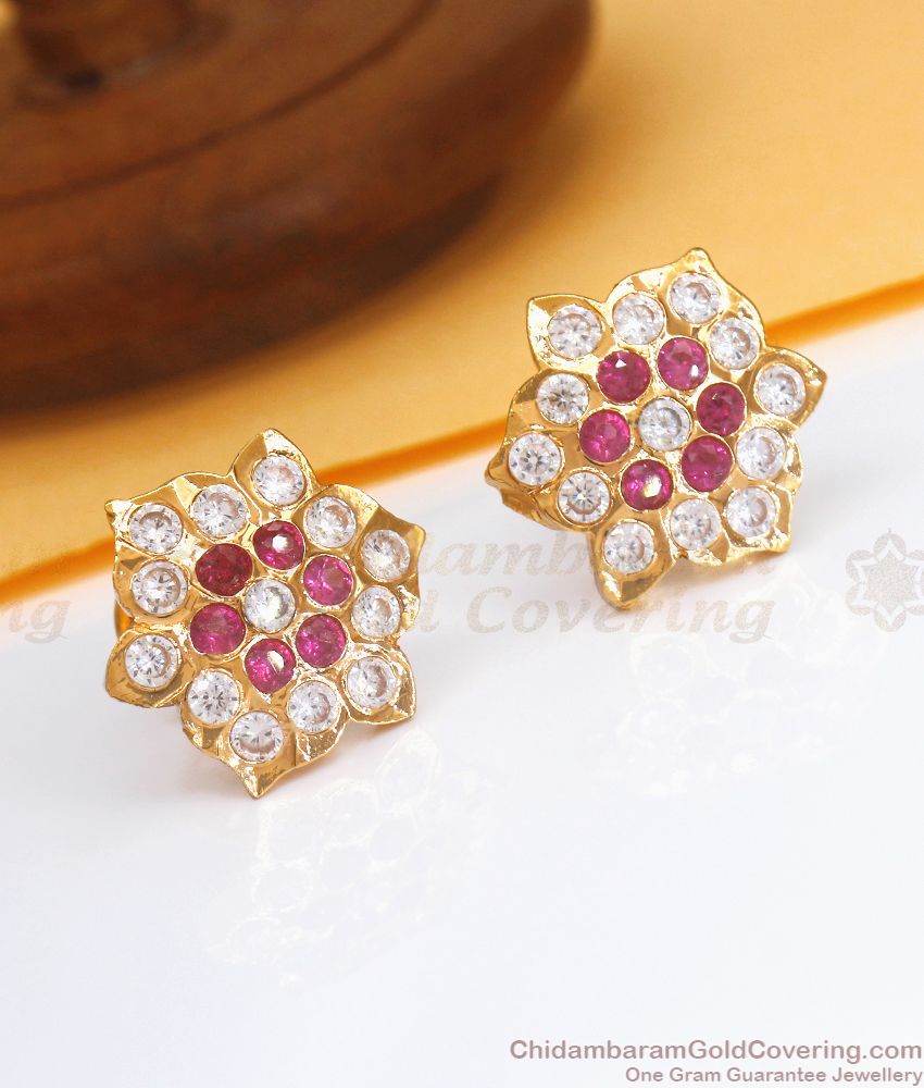 Latest Impon Screw Type Earring Shop Online ER3520