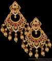 Premium Antique Dangler Earring Ruby Stone Design ER3544