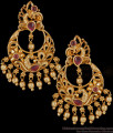 Traditional Peacock Design Antique  Gold Earring Shop Online ER3547