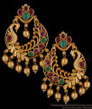 Latest Bridal Dangler Antique Earring Peacock Design Shop Online ER3551