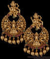 Traditional Vinayaka And Lakshmi Pattern Antique Dangler Earring ER3552