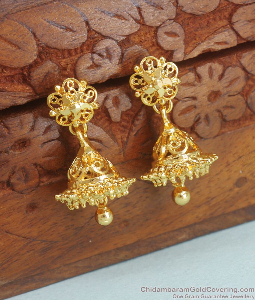 Buy Gold Imitation Small Jhumki Shop Online ER3564