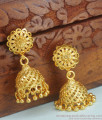 Arabic Design 2 Gram Gold Jhumki Earring Bridal Collections ER3568